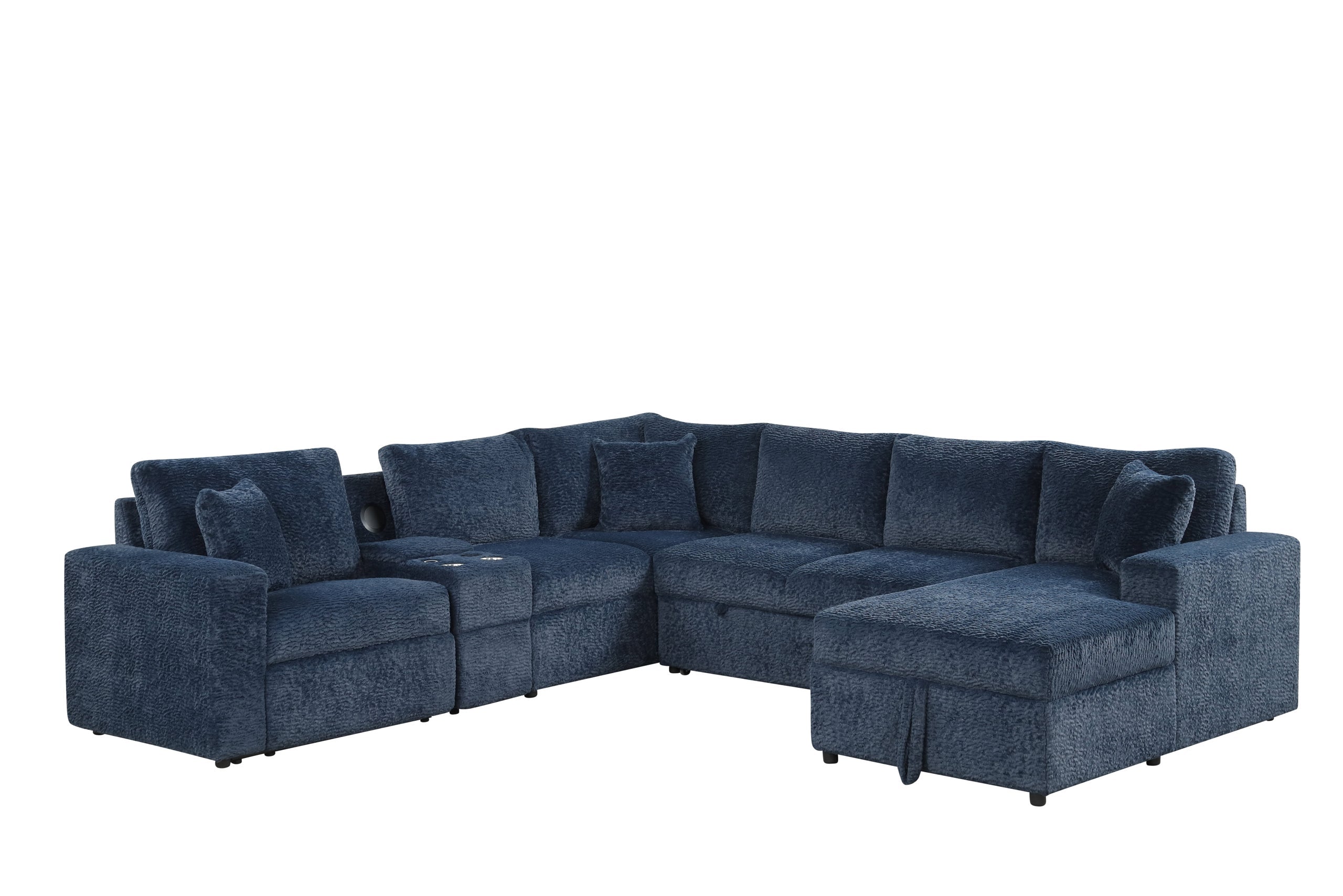 Hunter Sectional Blue detail