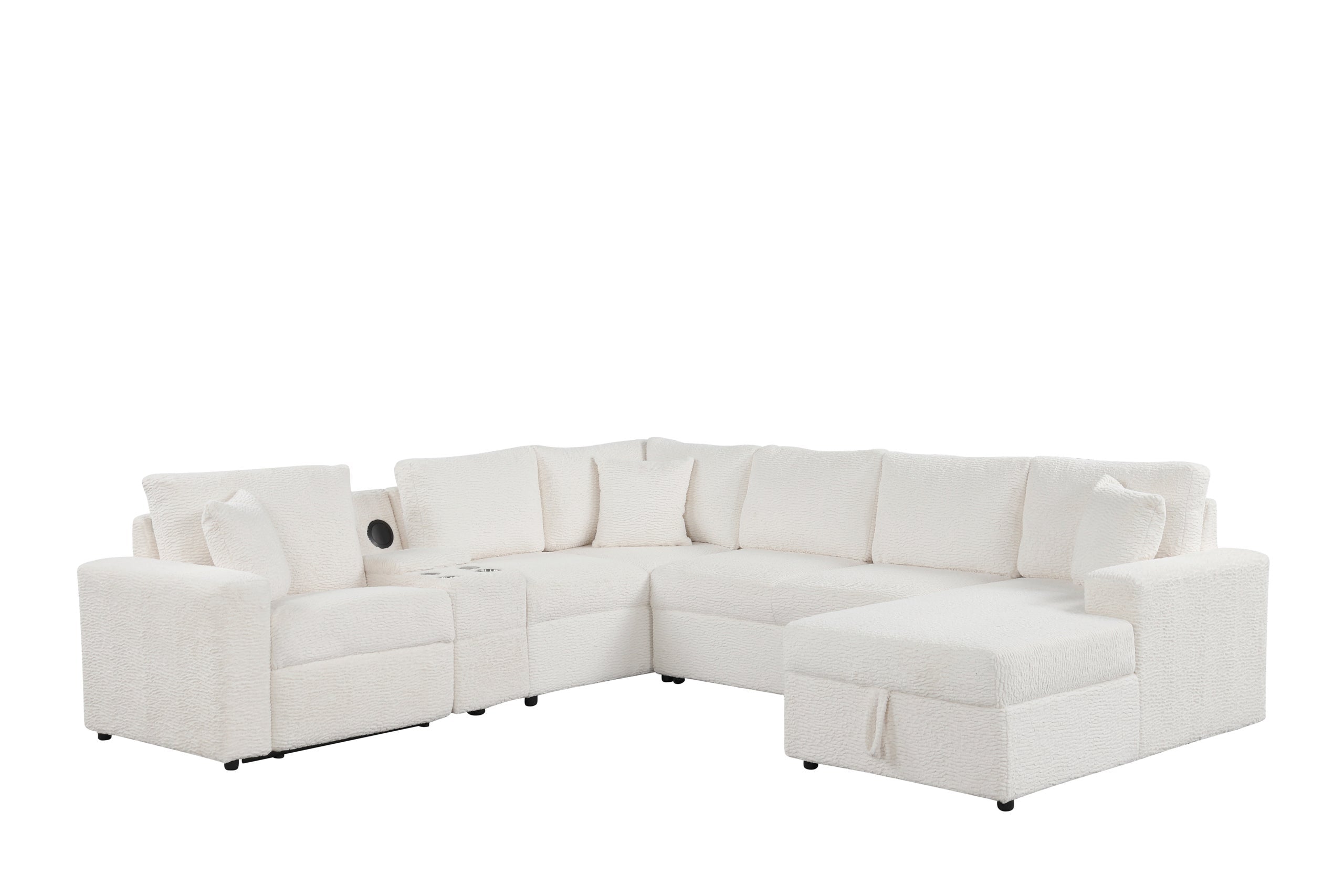 Hunter Sectional White detail