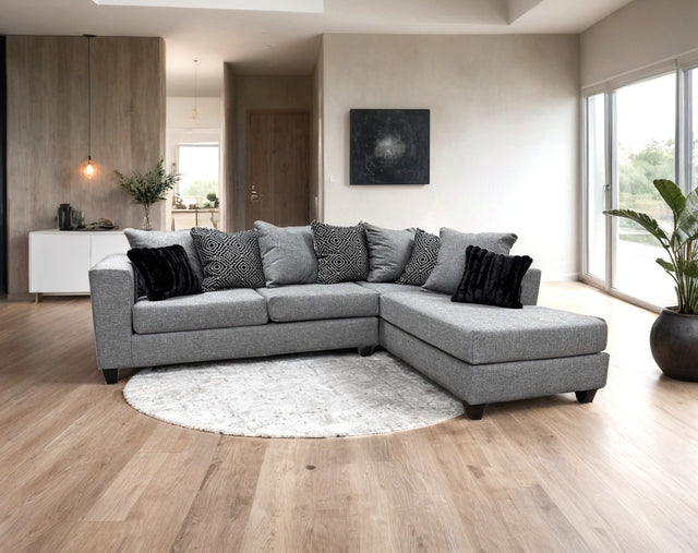 The Hudson Right-Facing Chaise Sectional