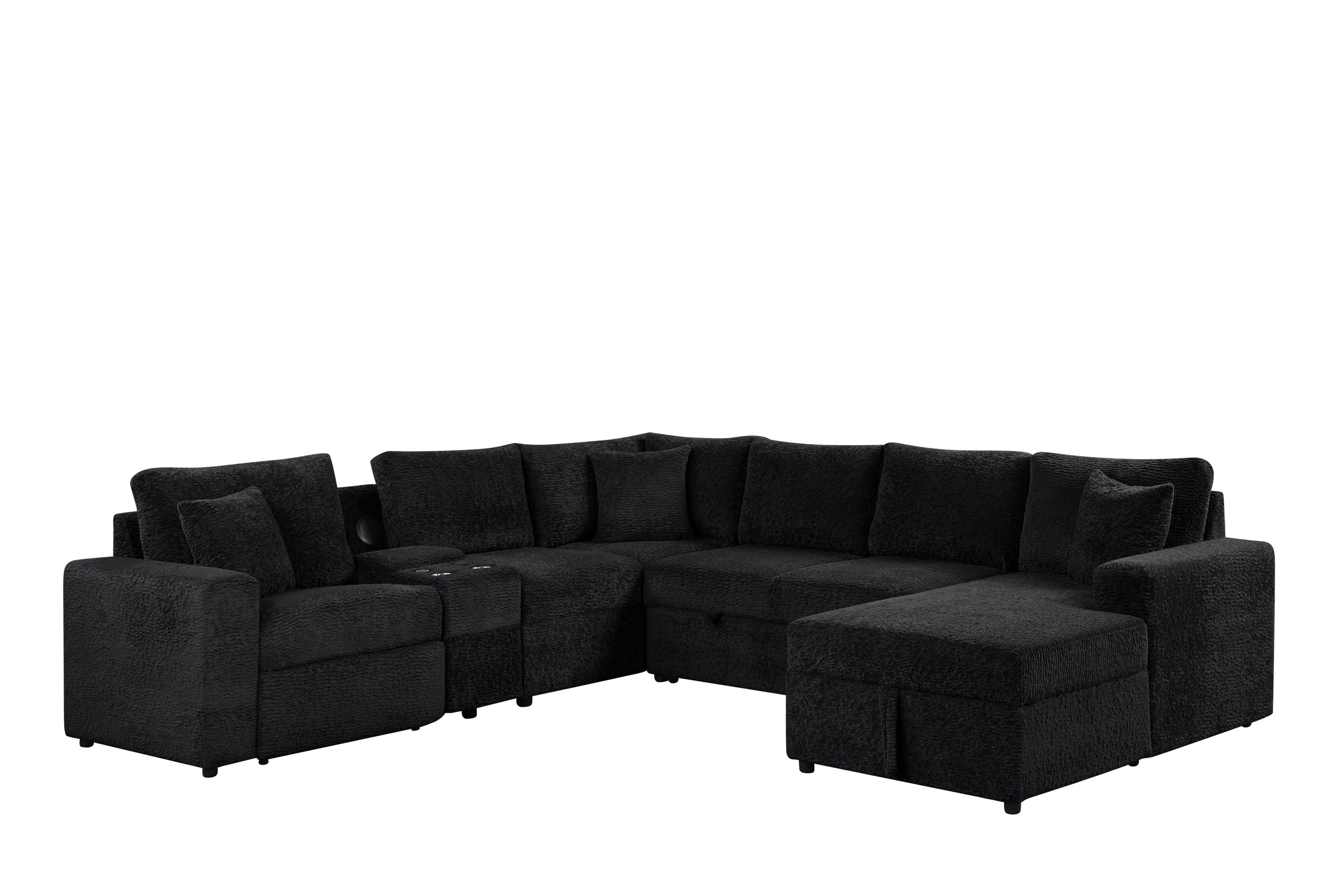 Hunter Sectional Black detail