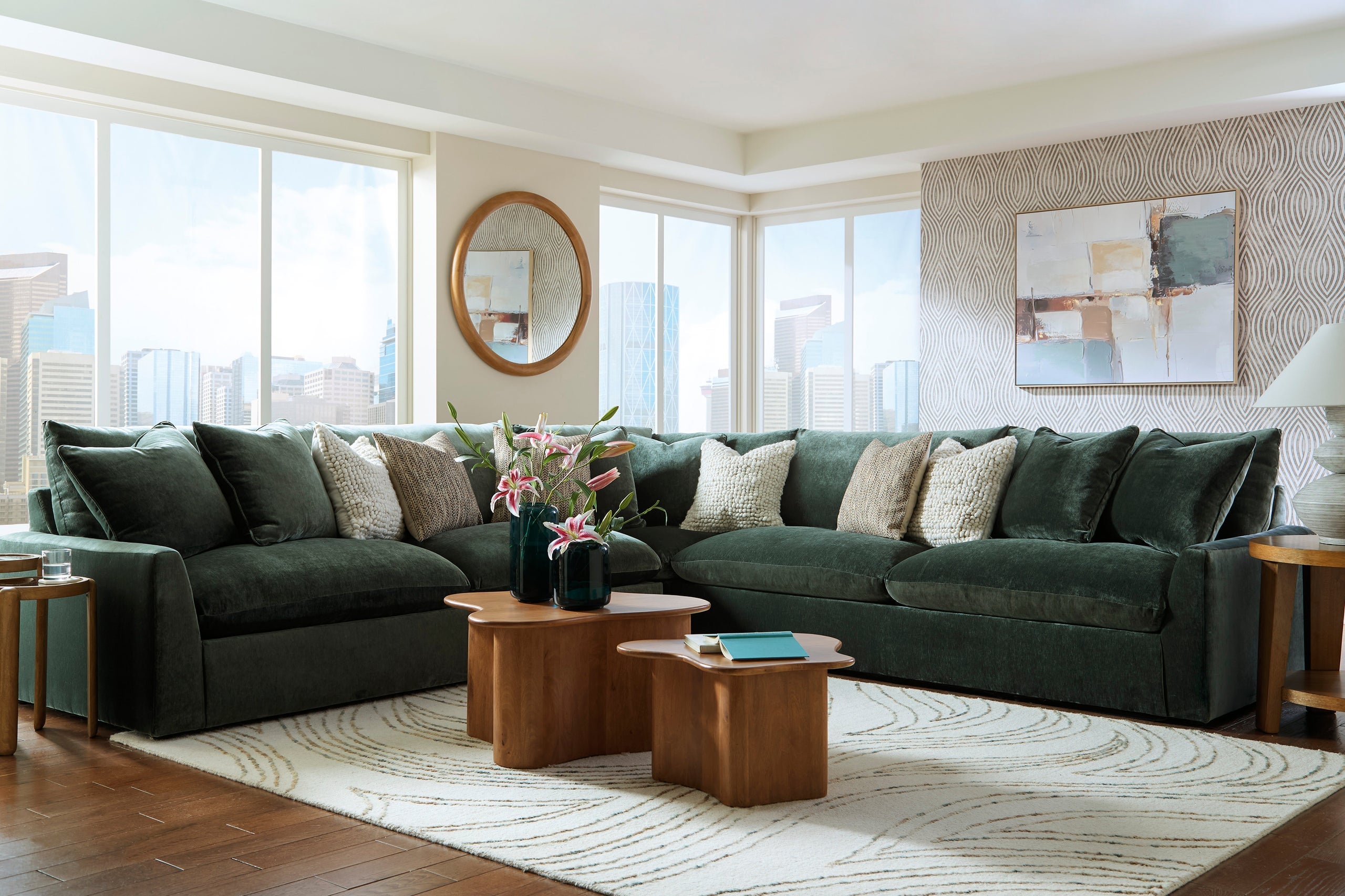 Ashley 780-01 Sectional front view