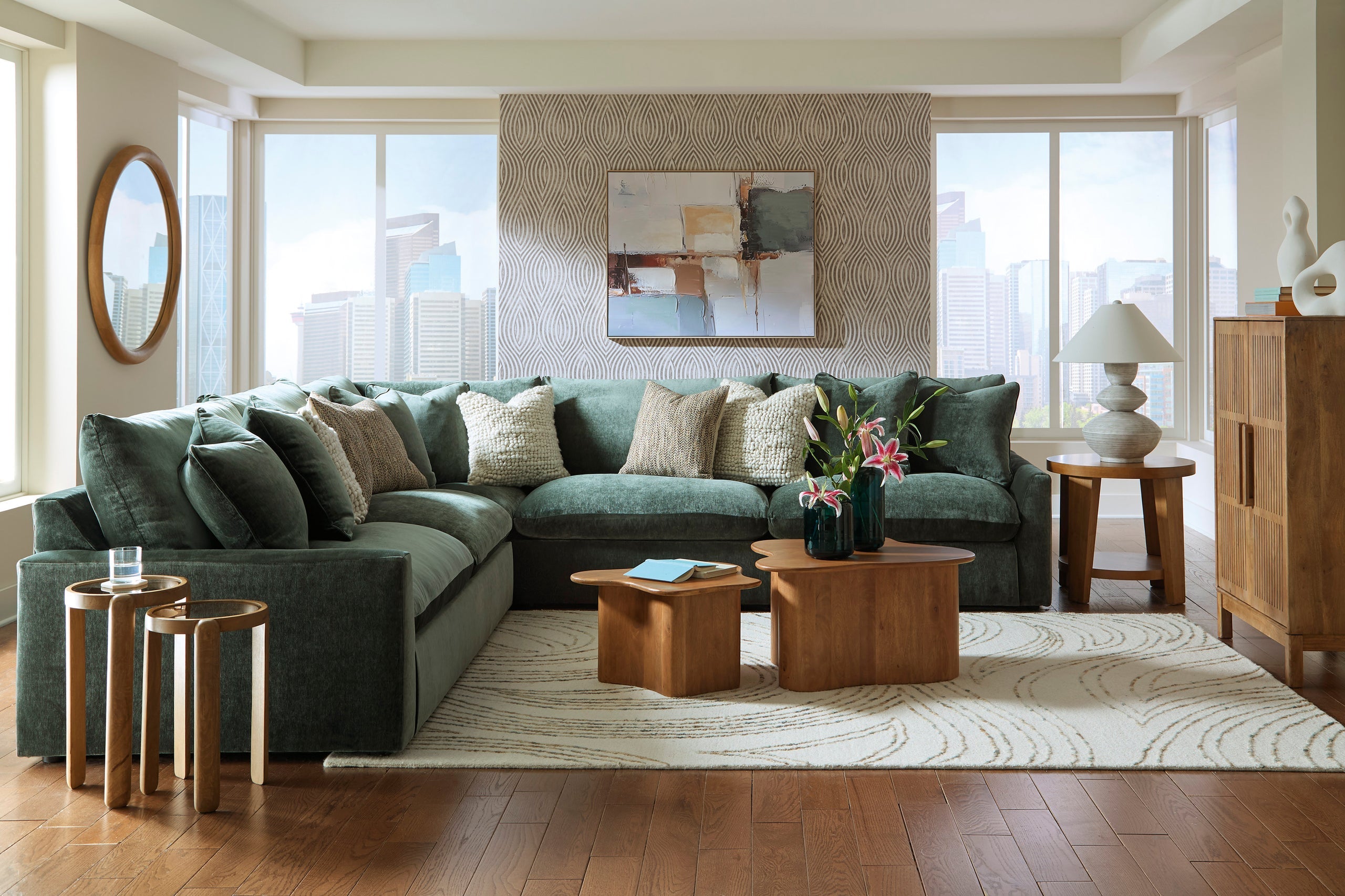 Ashley 780-01 Sectional angle view