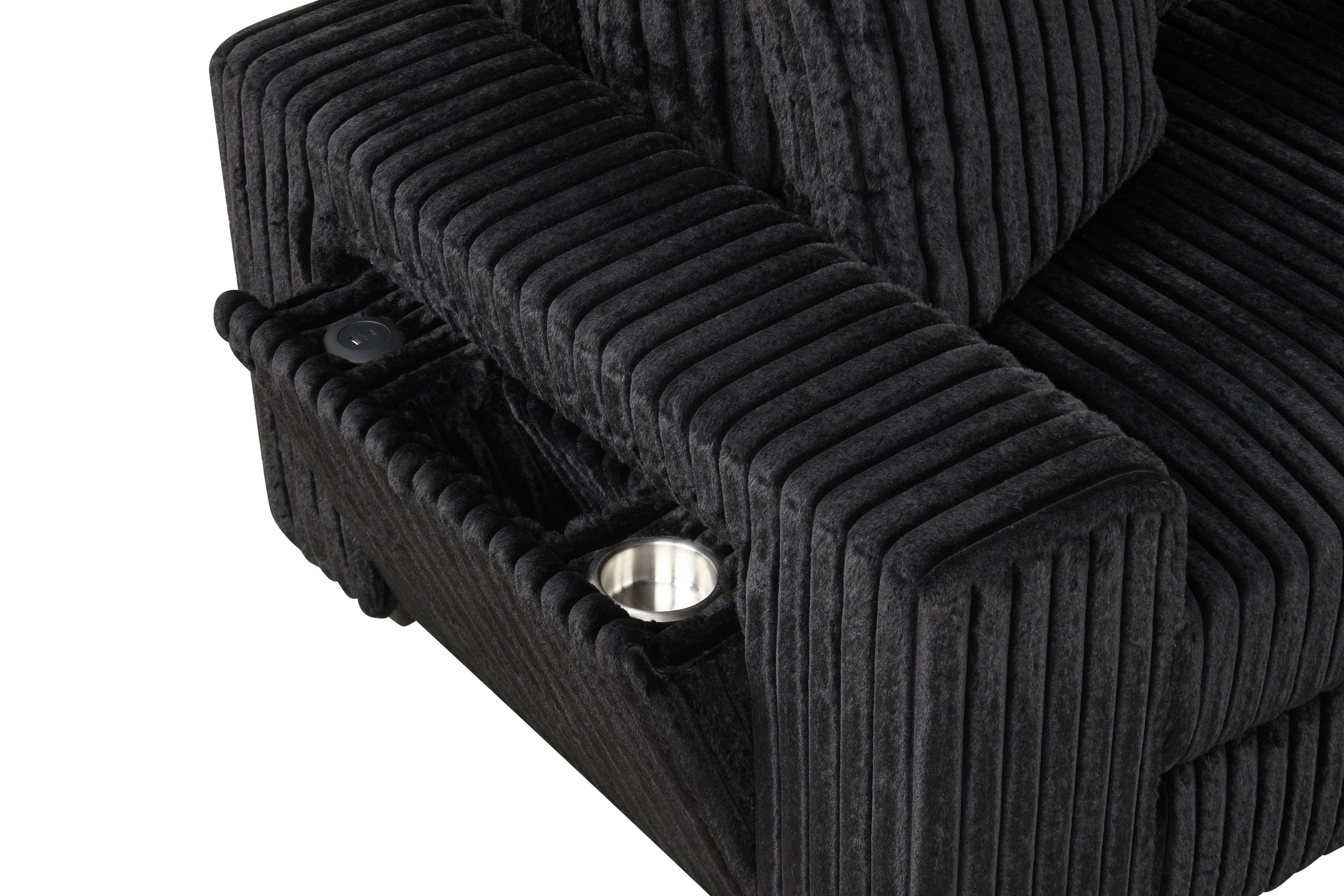 Bazooka Sectional Black detail