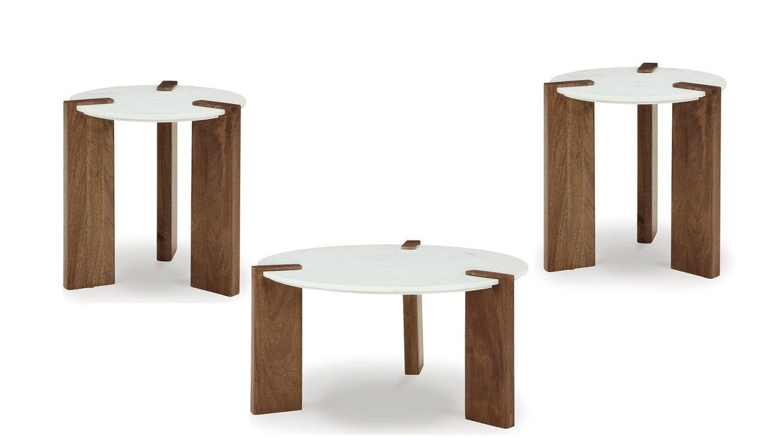 Isanti Coffee Occasional Table Set of 3
